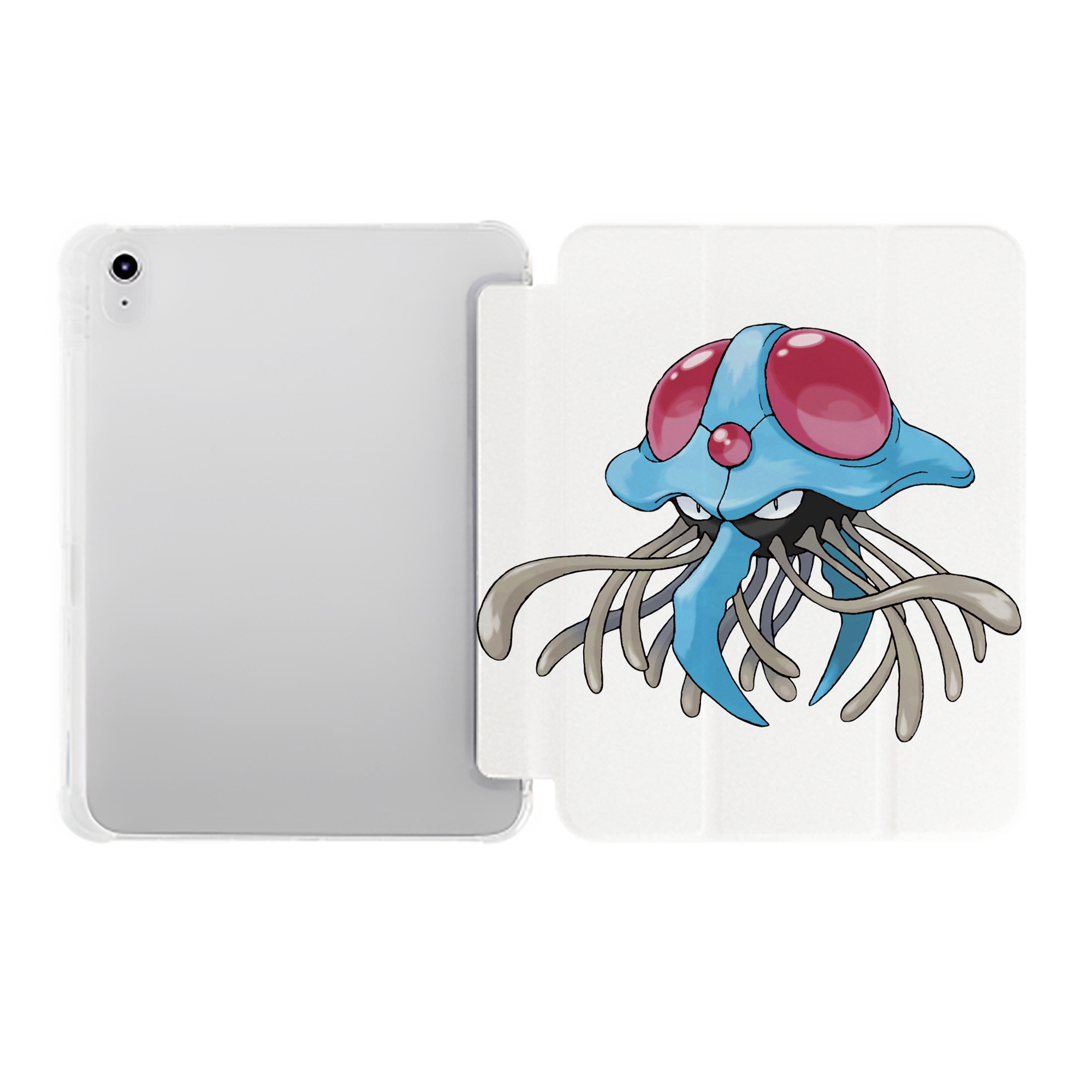 （画像用） ポケットモンスター Pokémon IPad ケース ペン収納付き 三つ折りスタンド PUレザー×シリコン 対応機種9.5/10.5/10.9インチ
